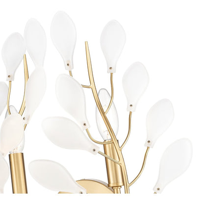 Z-Lite 2 Light Wall Sconce, Modern Gold