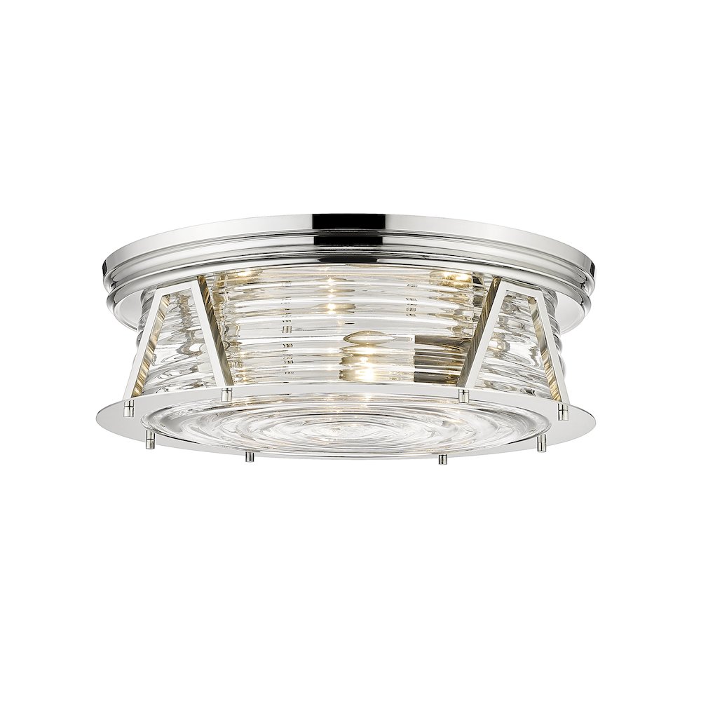 Z-Lite 4 Light Flush Mount