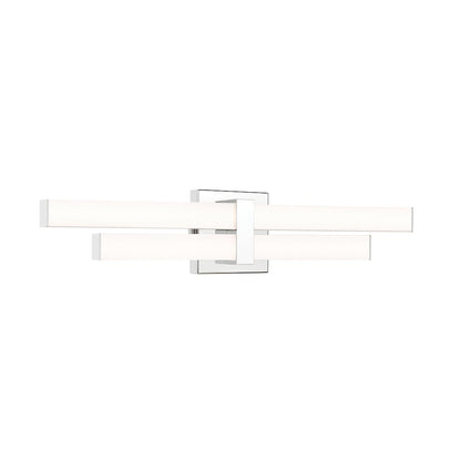 Z-Lite Zane 2 Light Vanity in Chrome  Frame Finish