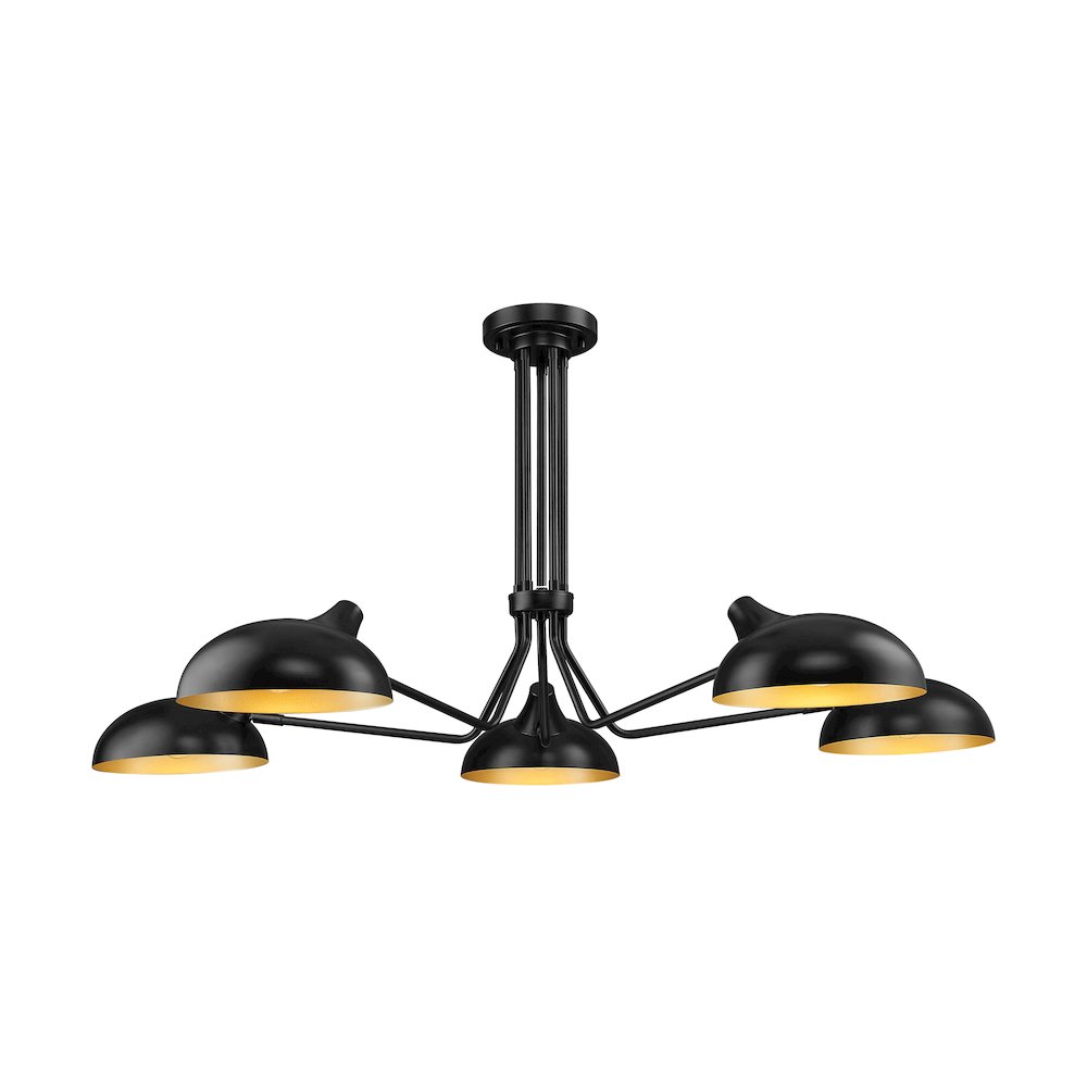 Z-Lite 5 Light Semi Flush Mount
