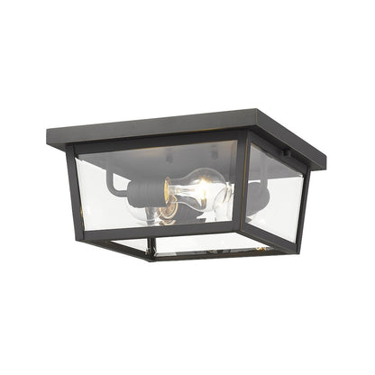 Z-Lite 3 Light Outdoor Flush Mount