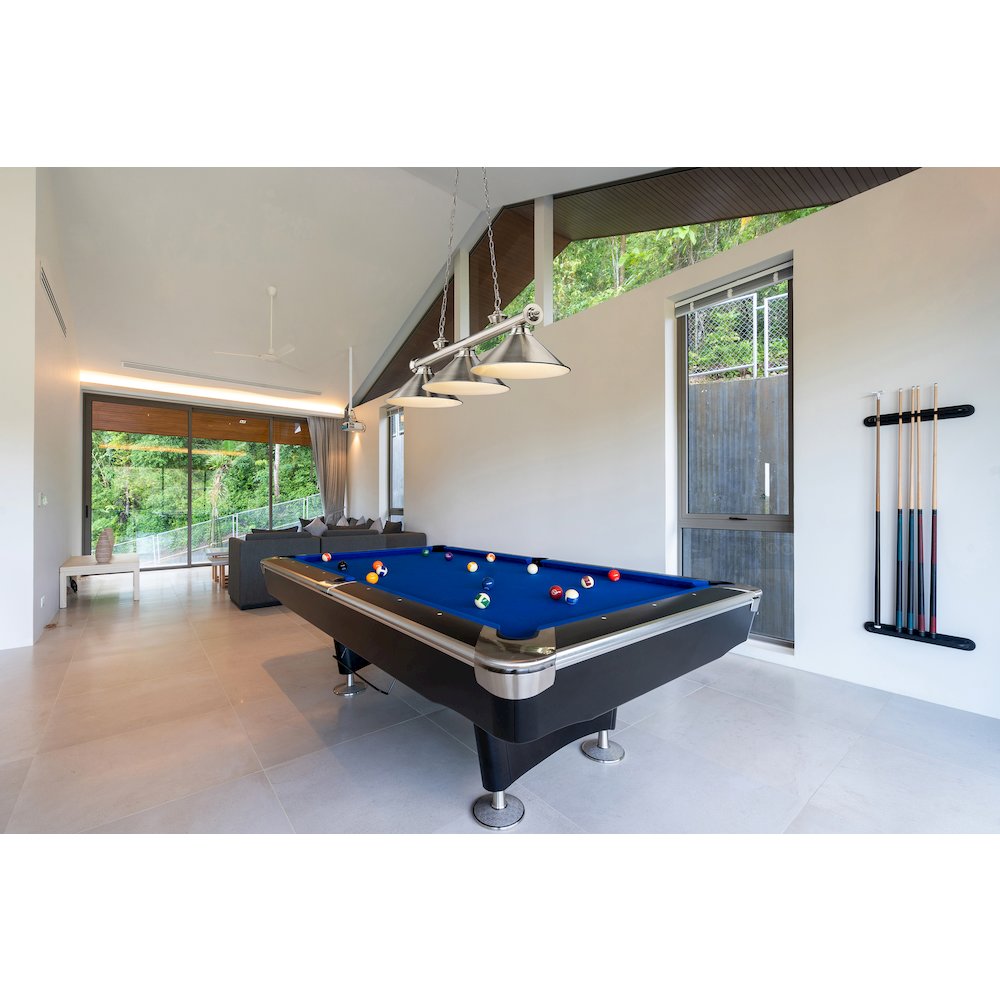 Z-Lite Cordon 3 Light Billiard, Steel Frame, Brushed Nickel Shade Color