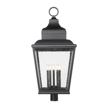 Z-Lite 5 Light Outdoor Post Mount Fixture, Sand Black