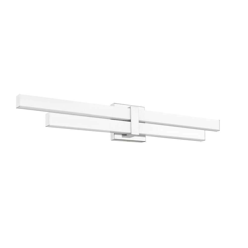 Z-Lite Zane 2 Light Vanity in Chrome  Frame Finish