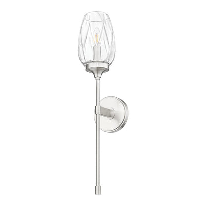Z-Lite 1 Light Wall Sconce, Brushed Nickel
