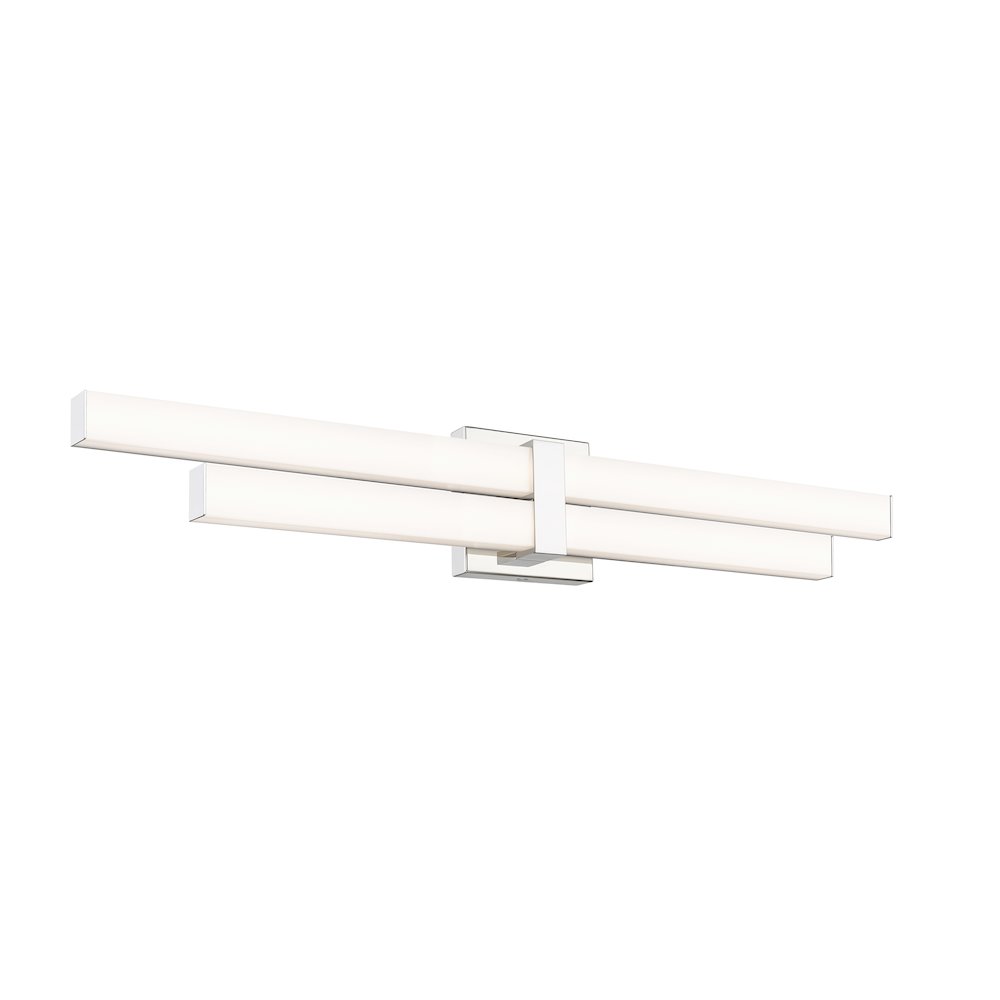 Z-Lite Zane 2 Light Vanity in Chrome  Frame Finish