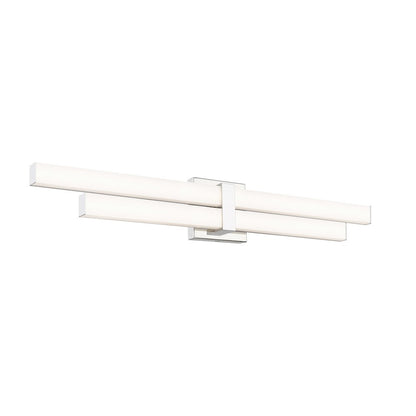 Z-Lite Zane 2 Light Vanity in Chrome  Frame Finish