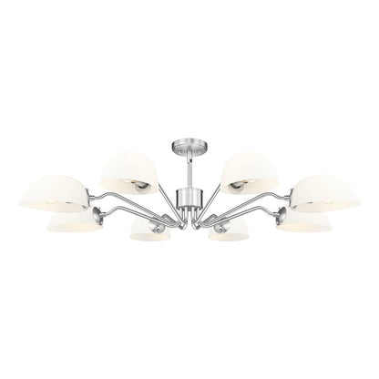 Z-Lite 8 Light Chandelier, Brushed Nickel