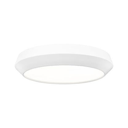 Z-Lite 1 Light Flush Mount, Matte White