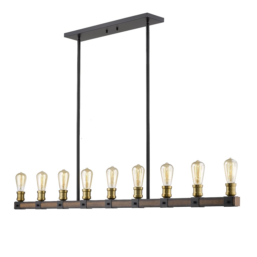 Z-Lite 9 Light Linear Chandelier