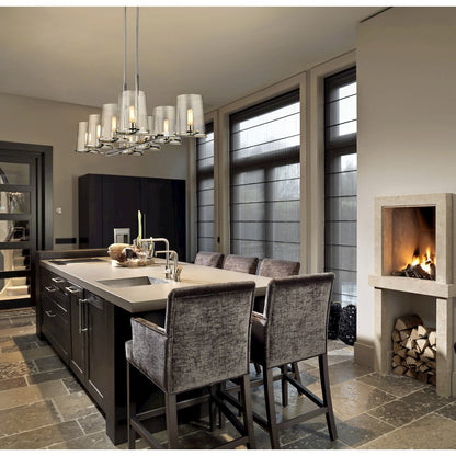 Z-Lite 8 Light Linear Chandelier