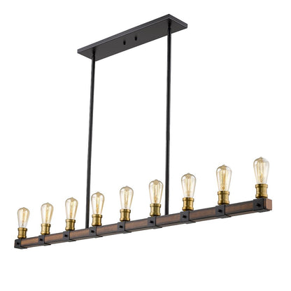Z-Lite 9 Light Linear Chandelier