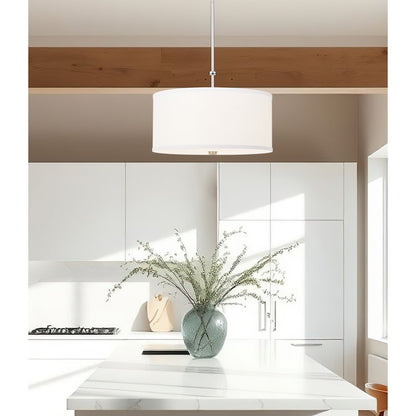 Z-Lite 1 Light Pendant, Brushed Nickel