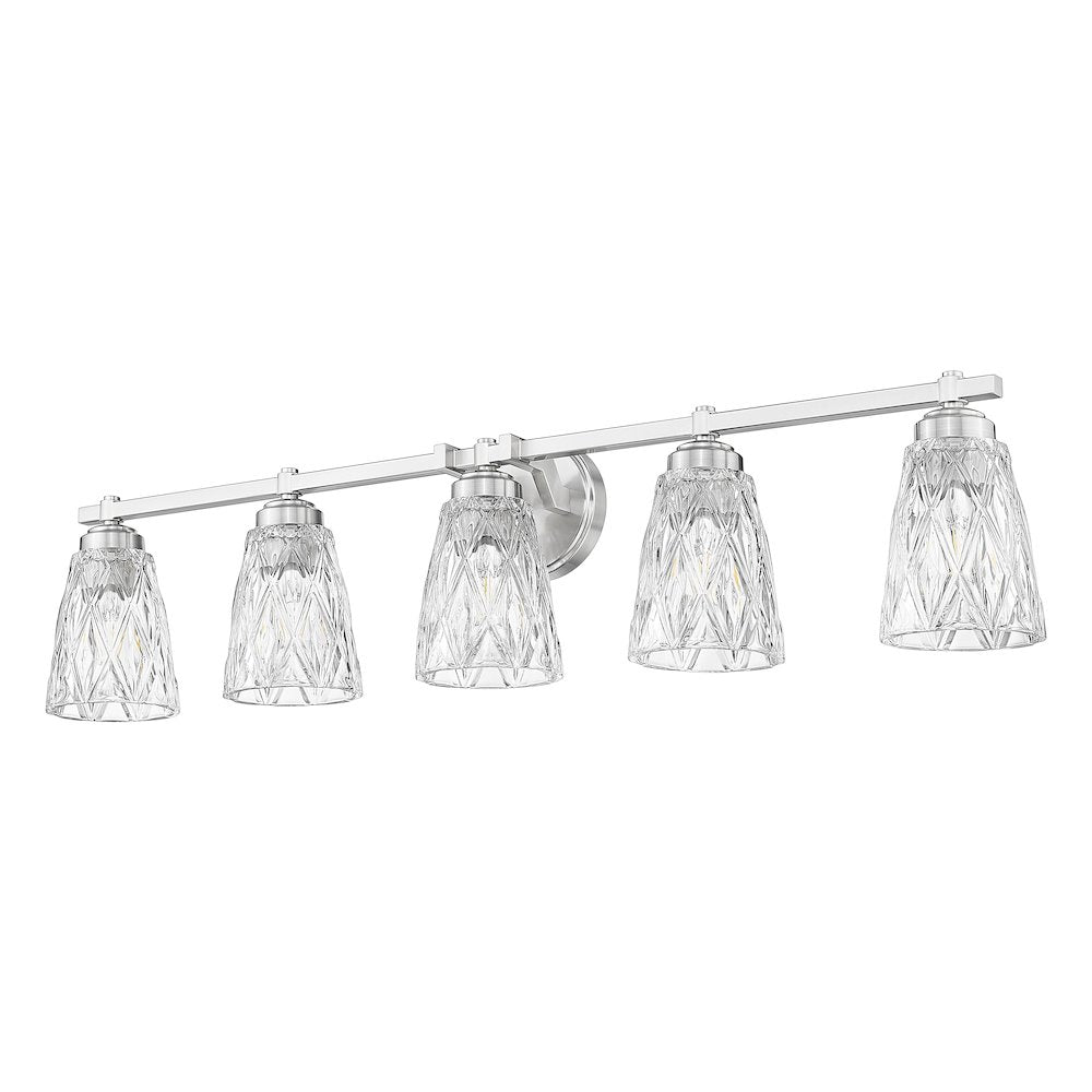 Z-Lite 5 Light Vanity, Brushed Nickel