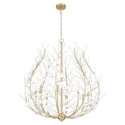 Z-Lite 8 Light Chandelier, Modern Gold