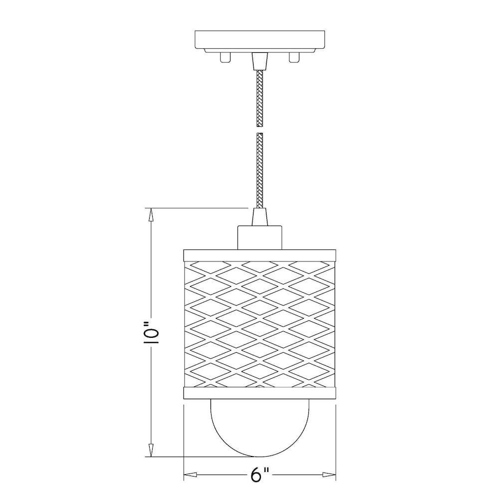 Z-Lite 1 Light Pendant