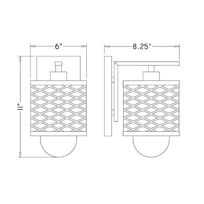 Z-Lite 1 Light Wall Sconce