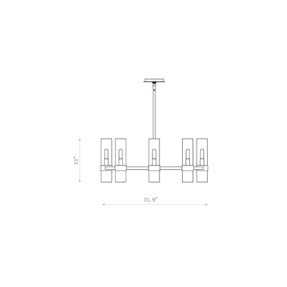 Z-Lite 8 Light Chandelier