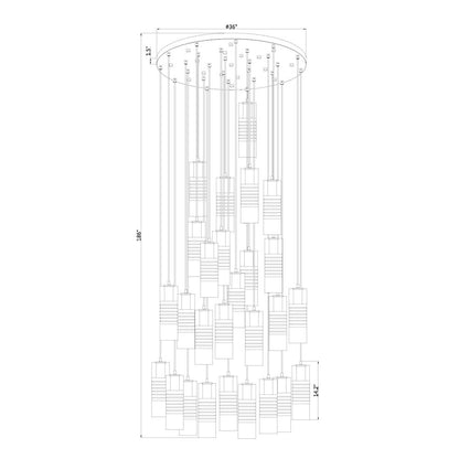 Z-Lite 27 Light Chandelier