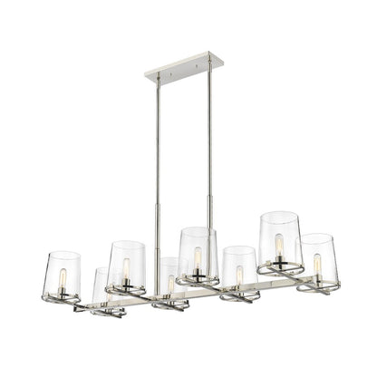 Z-Lite 8 Light Linear Chandelier