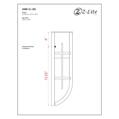 Z-Lite 1 Light Outdoor Wall Light
