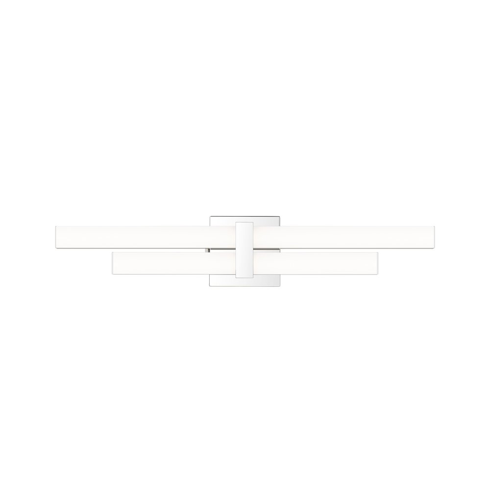Z-Lite Zane 2 Light Vanity in Chrome  Frame Finish