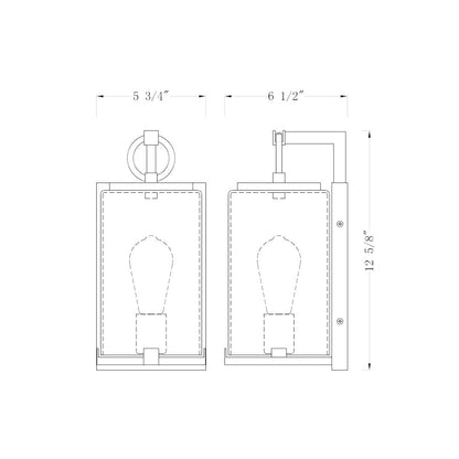 Z-Lite 1 Light Outdoor Wall Light