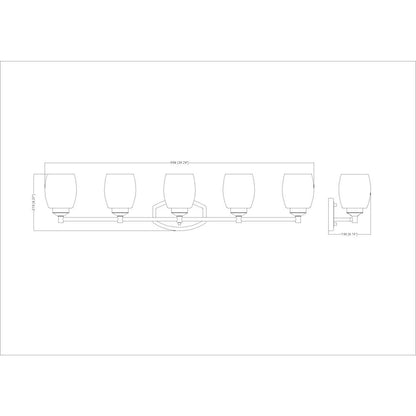 Z-Lite 5 Light Vanity