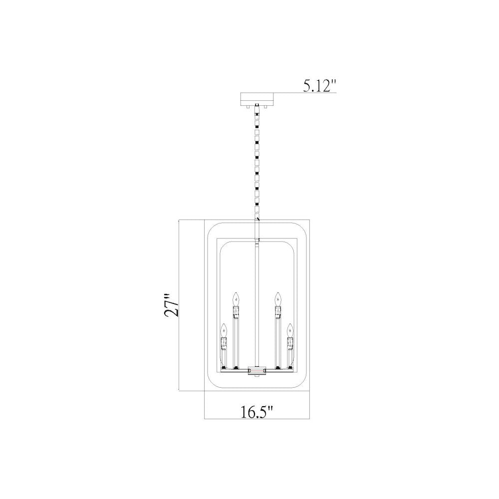 Z-Lite 8 Light Chandelier