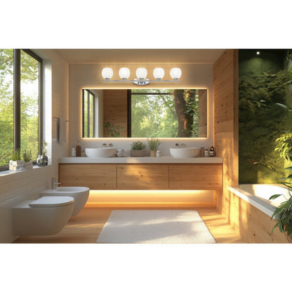 Z-Lite 5 Light Vanity, Chrome
