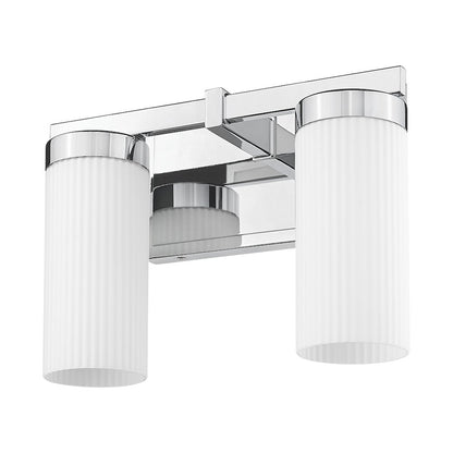 Z-Lite Danica 2 Light Vanity in Chrome color, Steel frame