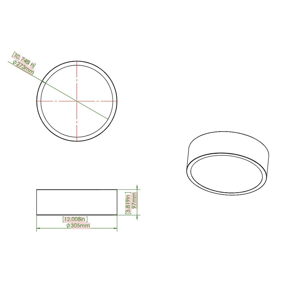 Z-Lite 1 Light Flush Mount