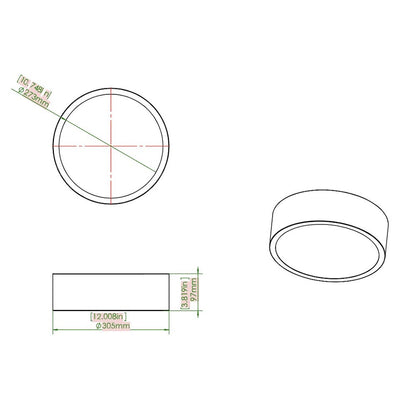 Z-Lite 1 Light Flush Mount