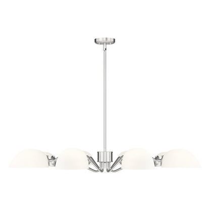 Z-Lite 8 Light Chandelier, Brushed Nickel