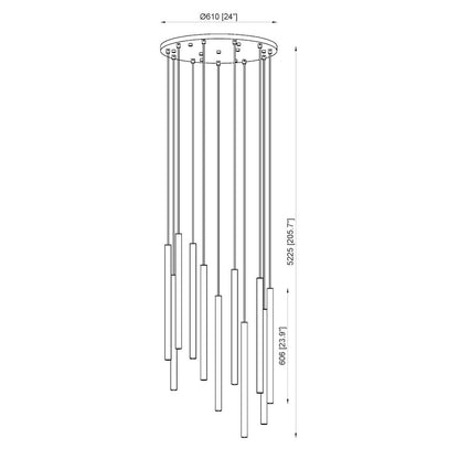 Z-Lite 11 Light Chandelier