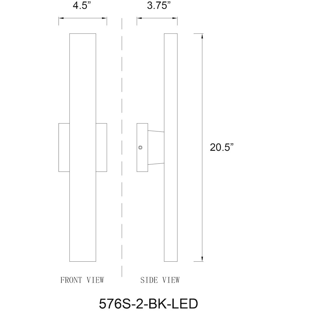 Z-Lite 2 Light Outdoor Wall Light
