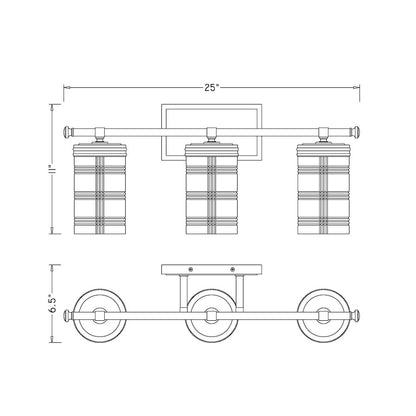 Z-Lite 3 Light Vanity