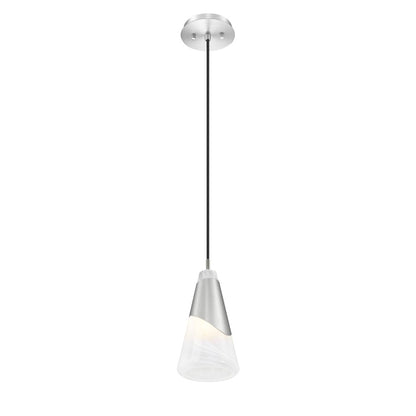 Z-Lite Aimie 1 Light Pendant, Brushed Nickel
