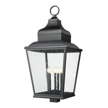 Z-Lite 5 Light Outdoor Post Mount Fixture, Sand Black