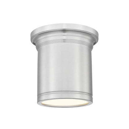 Z-Lite 1 Light Flush Mount, Brushed Nickel