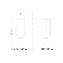 Z-Lite 1 Light Outdoor Pier Mounted Fixture