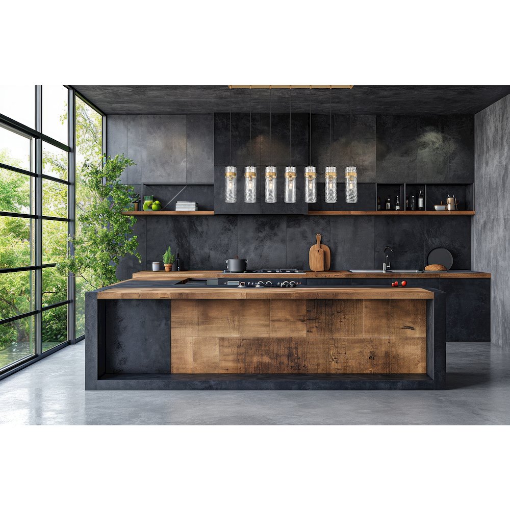 Z-Lite 7 Light Linear Chandelier