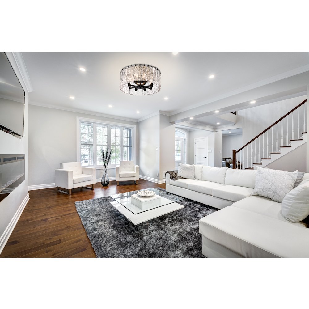 Z-Lite 8 Light Flush Mount