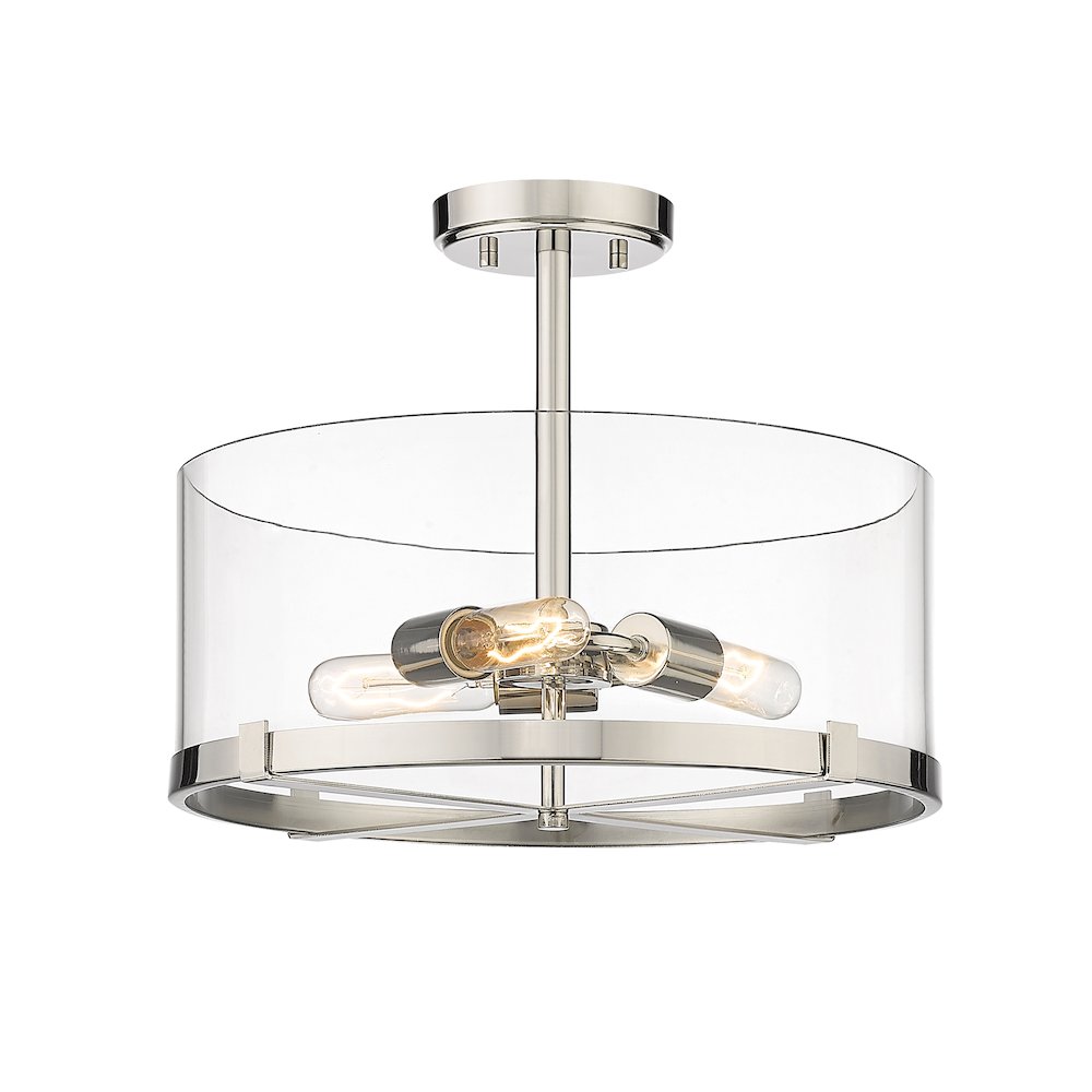 Z-Lite 3 Light Semi Flush Mount