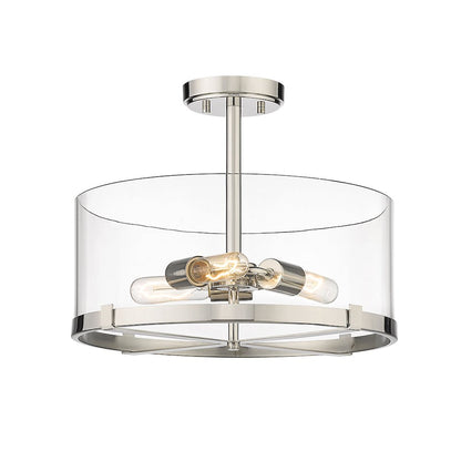 Z-Lite 3 Light Semi Flush Mount