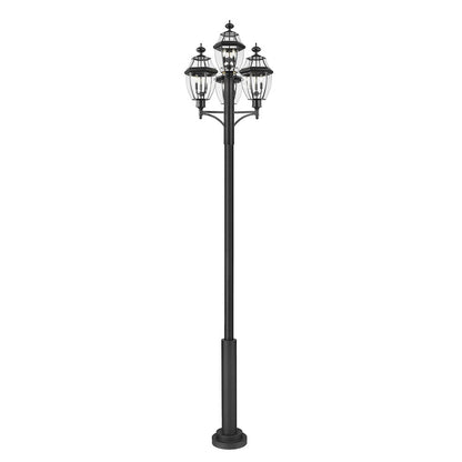 Z-Lite 3 Light Outdoor Post Mount Fixture