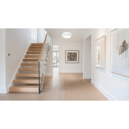 Z-Lite 1 Light Flush Mount, Matte White