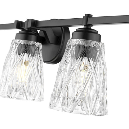 Z-Lite 5 Light Vanity, Matte Black