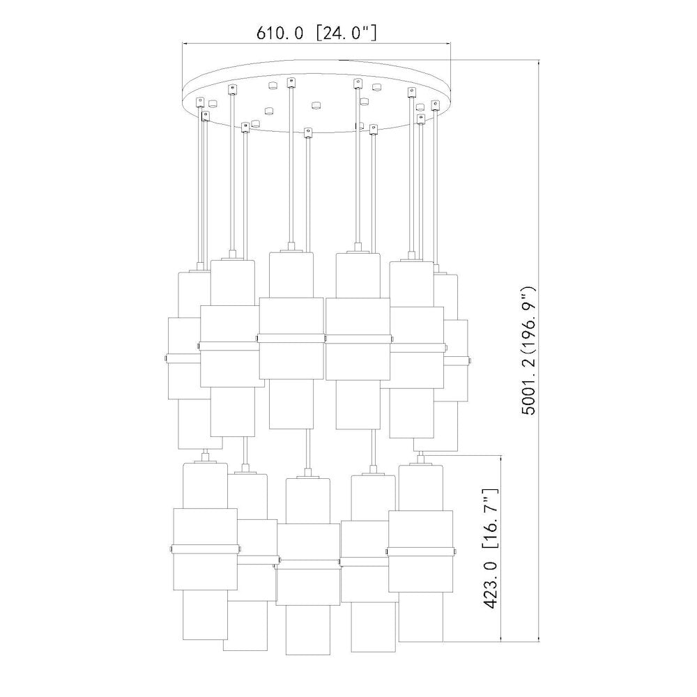Z-Lite 11 Light Chandelier