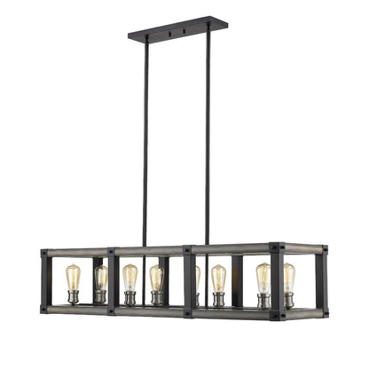Z-Lite 8 Light Linear Chandelier